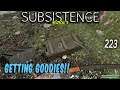 Subsistence S3 #223  Getting Goodies!!     Base building| survival games| crafting