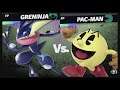 Super Smash Bros Ultimate Amiibo Fights – Request #14180 Greninja vs Pac Man