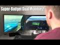 The £3 ($4) Dual Monitor Flight Sim Setup!