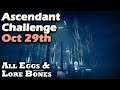 Destiny 2 - Ascendant Challenge Oct 29th - Ourborea - Corrupted Eggs | Lore Bones | Portal