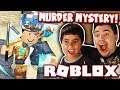 I Gave My Little Brother $1000 Robux for EVERY Kill in Roblox MM2!!