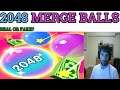 2048 MERGE BALLS. Simple Merge game where you earn paypal or electronics
