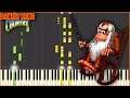 Cranky's Cabin Theme - Donkey Kong Country - [Piano Tutorial] Synthesia MIDI ♫ スーパードンキーコング ピアノ 楽譜 音楽