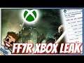 FF7 Remake - Did Xbox China Just Leak FF7R Coming To Xbox?