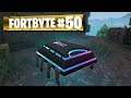 Fortnite Fortbyte #50 Location - Accessible at Night Time Inside Mountain Top Castle Ruins