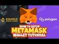 How to set up METAMASK Tutorial 2021 Beginner Guide - create wallet for BSC and POLYGON NETWORK DEX