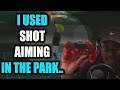 I USED SHOT AIMING ON PARK FOR THE FIRST TIME.... & SHOT AIR BALLS- NBA 2K21