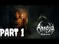 Letsplay Amnesia: Rebirth Survival Horror Game part 1