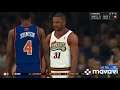 NBA 2k21 PS4 Mod 2003 New York Knicks vs Philadelphie Sixers NBA Regular Season Game