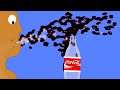 This Is Why You DO NOT Eat Coca-Cola and Mentos - Weird Physics - Algodoo