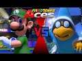 Mario Tennis Aces - Luigi vs Kamek (Tiebreaker)