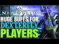 New World - HUGE BUFFS For Dexterity Players | Bow Buffs, Spear Buffs + Big Rapier Stun Changes!