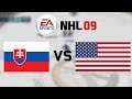 SVK - USA | NHL 09 | #1