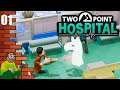 Two Point Hospital - Zany Hospital Management Simulator - First impressions Gameplay And Commentary