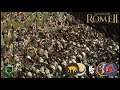 A GOOD OLD BARBARIAN GRUDGE MATCH... with some Greeks! 2v2 Rome II Battle