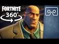 Agent Brutus Intro in 360° |  Fortnite Off Camera Menu Secrets | Fortnite Chapter 2 Season 2 in VR