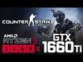 CS:GO on Ryzen 5 3600x + GTX 1660ti 1080p Benchmarks!