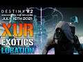 Destiny 2: XUR EXOTICS & LOCATION | Where Is XUR Today? (July 16th 2021) Season Of The Splicer