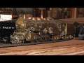 HO Brass Model Train Steam Locomotive Santa Fe 2-8-4 With Kitty Cat