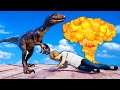 OB & I Took Over the Zoo as Dinosaurs! - Zookeeper Simulator Multiplayer