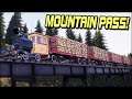 Running a Fully Loaded Train Down the Mountain Pass in Railroads Online!