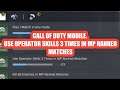 Use Operator Skills 3 Times In MP Ranked Matches | Call of duty mobile