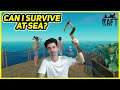 CAN I SURVIVE STRANDED AT SEA?  |  RAFT Survival #1  |  AzzaFortysix
