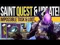 Destiny 2 | SAINT 14 QUEST! New CUTSCENE! Impossible Task Locations, Obelisk Unlocks & Event Loot!