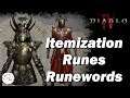 Diablo 4 Itemization, Runes, & RuneWords - Systems & Concerns
