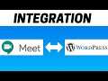 How to Integrate Google Meet with Wordpress