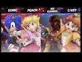 Super Smash Bros Ultimate Amiibo Fights – Request #14398 Sonic & Peach vs Daisy & Tails