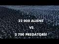 22 000 ALIENS VS 3700 PREDATORS! | Alien vs Predator UEBS