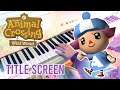 🎵  ANIMAL CROSSING Wild World - Title Screen ~ Piano cover (arr. by  Jester Musician)