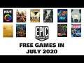 FREE GAMES from Epic Store IN JULY 2020