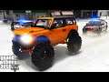 GTA 5 MODS ROBBING BANKS DURING A SNOW STORM WITH 2021 FORD BRONCO