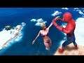 GTA 5 Spiderman Ragdolls | Fails & Wins ep.5 (Euphoria Physics)