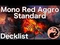 MTG Arena - Mono Red Aggro Standard - Decklist