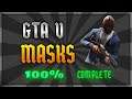 GTA V -  MISSION : MASKS  GOLD MEDAL 100% [PS4 SLIM]
