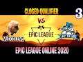 Mudgolems vs Live to Win Game 3 | Bo3 | Closed Qualifier Epic League | Dota 2 Live