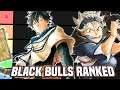 Ranking All Black Clover Black Bulls (BEST TO WORST)
