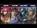 Super Smash Bros Ultimate Amiibo Fights – Request #15336 Samus & Richter vs Dark Samus & Simon