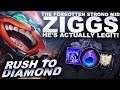 THE FORGOTTEN STRONG MID LANER: ZIGGS! - Rush to Diamond - Episode 4 | League of Legends