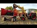 Zetor 8011 Loading soil on trailer