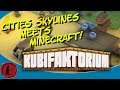 BUILDING A MINECRAFT CITY STRANDED ON AN ISLAND! Let's try: Kubifaktorium!