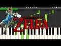 Legend of Zelda - Overworld - Piano tutorial [Synthesia]