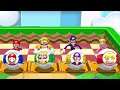 Mario Party 9 Minigames - Mario vs Peach vs Wario vs Waluigi