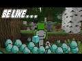 Minecraft Random Item Challenge VS 2 Hunters Be Like . . .