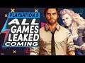 PLAYSTATION 5 GAMES LEAKED  All The Games Coming to PS5 Games Leaked