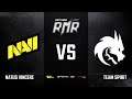 [RU] NAVI vs Team Spirit | Карта 1: Mirage | StarLadder CIS RMR Main Event Playoffs