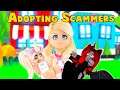 She Adopted Us So We Could SCAM For Her In Adopt Me! (Roblox)